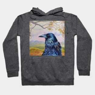 And Time Goes By Watercolor Painting Hoodie